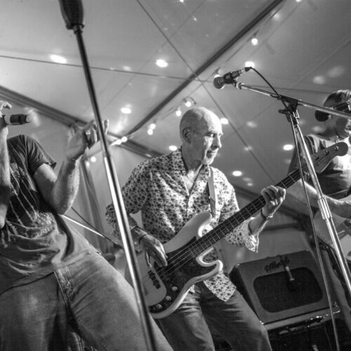 Band performing at the Darlington Arts Festival