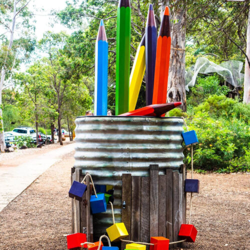 Sculpture on the Scarp Pencils